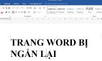 [FINDING A FIX] Word Page Shortened Error